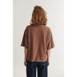 Basic Apparel - Boni SS T-Shirt - Fondue fudge