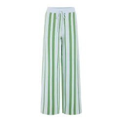 Hunk�n - Bubbles Bukser - Green Striped