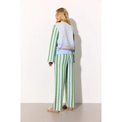 Hunk�n - Bubbles Bukser - Green Striped