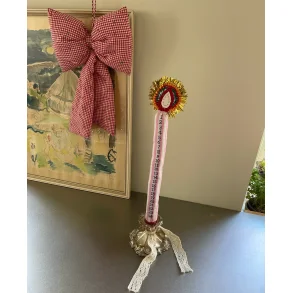 Sissel Edelbo - Kalenderlys - Pink Stripes - Onesize