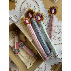 Sissel Edelbo - Kalenderlys - Pink Stripes - Onesize