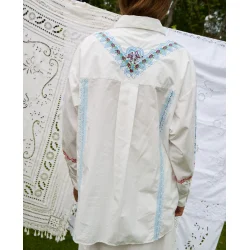 Sissel Edelbo - Camma skjorte - Snow white