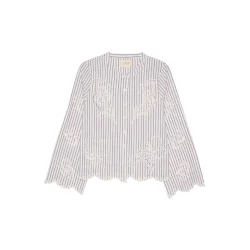 Sissel Edelbo - Cecilie Skjorte - Purple Stripes 