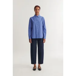 Basic Apparel - Channe Skjorte - Sodalite Blue