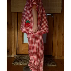 Sissel Edelbo - Charlene mini top - Red Checks