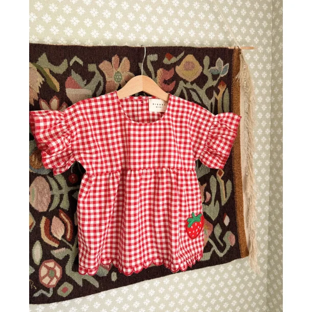 Sissel Edelbo - Charlene mini top - Red Checks
