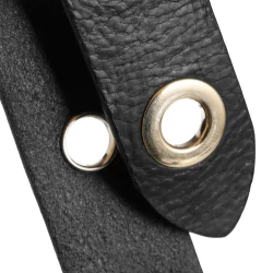 Depeche - Jeans belt - black/gold