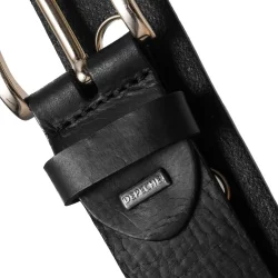 Depeche - Jeans belt - black/gold
