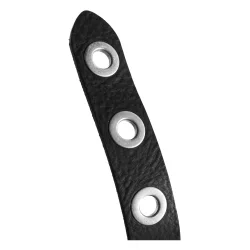 Depeche - Jeans belt - black/silver