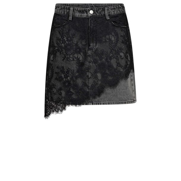 Gossia - Coraline Jeans Nederdel - Grey Washed