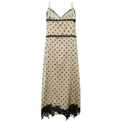 Gossia - Dahlia Mi Kjole - Latte Black Dots