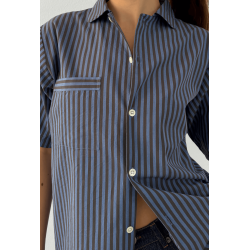 Boii - Camilla Skjorte - Water Stripe