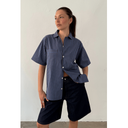 Boii - Camilla Skjorte - Water Stripe