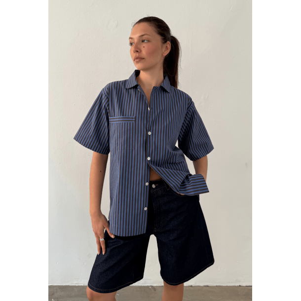 Boii - Camilla Skjorte - Water Stripe
