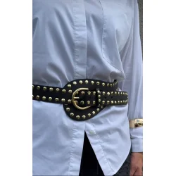 Tim &amp; Simonsen - Dunja Stud b�lte - black-gold