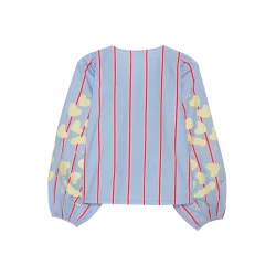 Sissel Edelbo - Elisabeth top - Bluebell Stripes