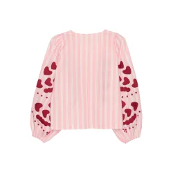 Sissel Edelbo - Elisabeth Top - Rose Stripes 