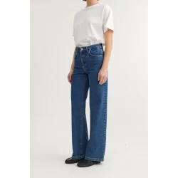 Basic Apparel - Enya Mid Blue Jeans - Mid Blue