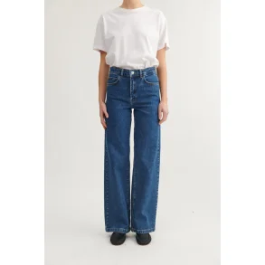 Basic Apparel - Enya Mid Blue Jeans - Mid Blue