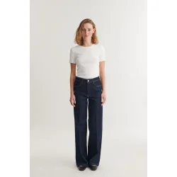 Basic Apparel - Enya Rinse Wash Jeans - Raw Denim