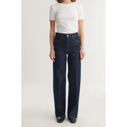 Basic Apparel - Enya Rinse Wash Jeans - Raw Denim