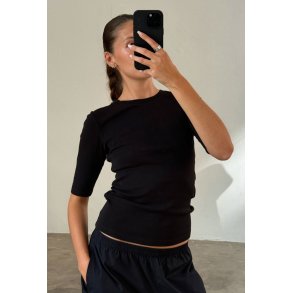 Boii - Femke O-neck Tee - Black