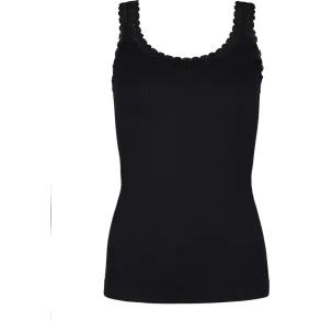 Tim & Simonsen - Frida Rib Top - Nero