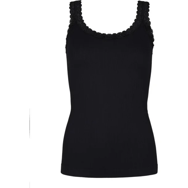 Tim &amp; Simonsen - Frida Rib Top - Nero