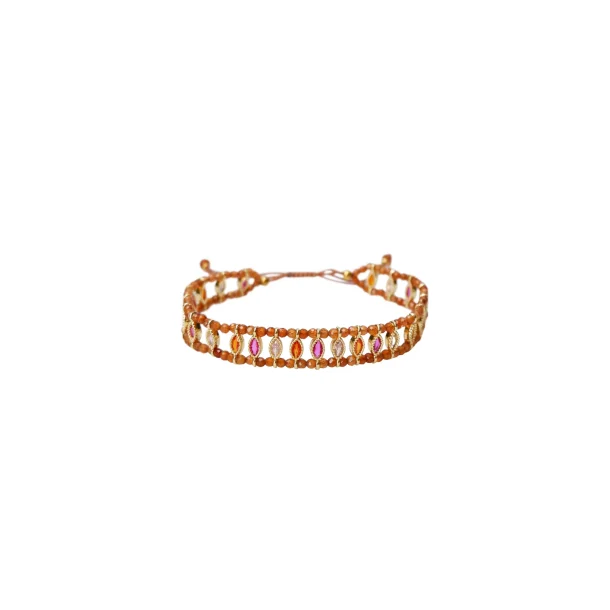 Black Colour - Geraldine Armb�nd - Coffee - ONESIZE