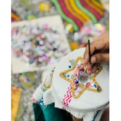 Sissel Edelbo - Glitter Star Ornament - Onesize