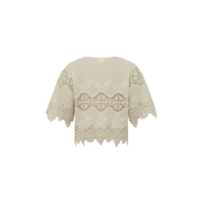Gossia - Cami bluse - Creme
