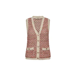 Mos Mosh - Miah Knit Vest - Emberglow