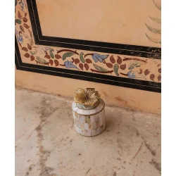 Doing Goods - Hailey Hibiscus Circus Box - Large - Pearly