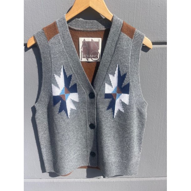 Heyanno - Victory Strik Waistcoat - Grey Melange