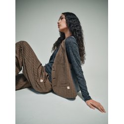 Heyanno - Weel Striped Bukser - Demitasse