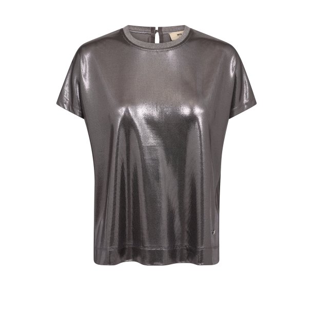 Mos Mosh - Nivola O-neck Metallic Tee - Mockingbird