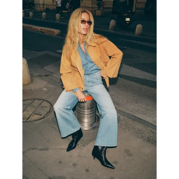 Mos Mosh - Justina Suede Jakke - Tan