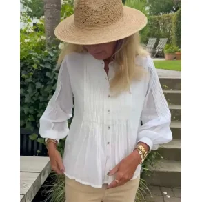 Wauw - Paula Skjorte - Paper White