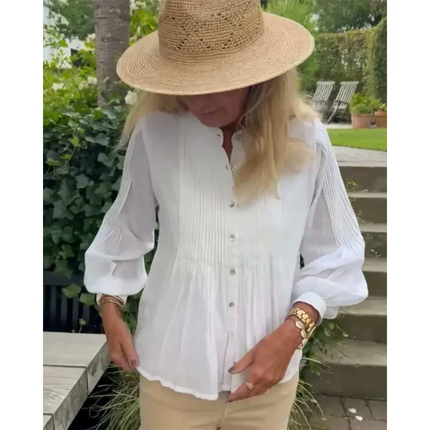 Wauw - Paula Skjorte - Paper White