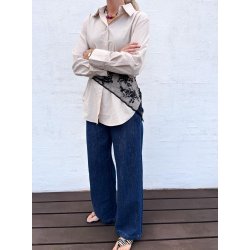 Black Colour - Miriana Triangle Lace Trklde - Black - Onesize