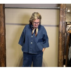 Marta - Arwen Jakke - Medium Blue - Onesize