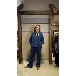 Marta - Arwen Jakke - Medium Blue - Onesize