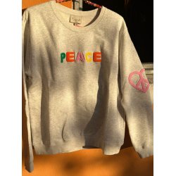 Lulus Love - Sweatshirt Peace - Grey Melange