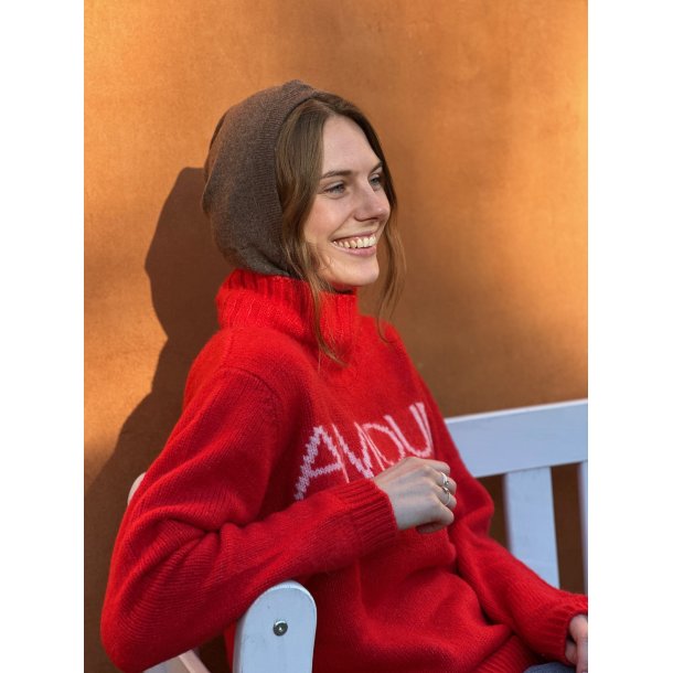 Lulu's Love - Bacalava Hood - Brown Melange