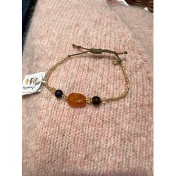  A Beautiful Story - Excited Carnelian Armbnde - Smokey Citrine GC