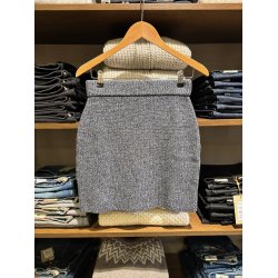 Basic Apparel - Randi Kort Nederdel - Poppy Seed/Sky Captain