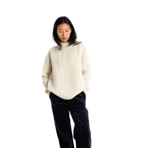 Fuza Wool - Butterfly Sweater - White