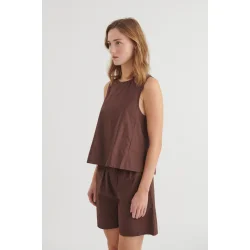 Basic Apparel - Ida Top - Chicory Coffee