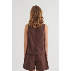 Basic Apparel - Ida Top - Chicory Coffee