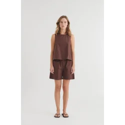 Basic Apparel - Ida Top - Chicory Coffee